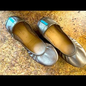 Tieks ballet flats, bronze